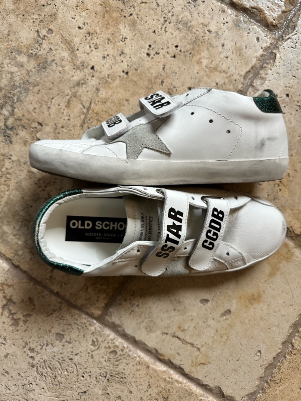 Old School / Old
School Velcro sneaker line by Golden Goose